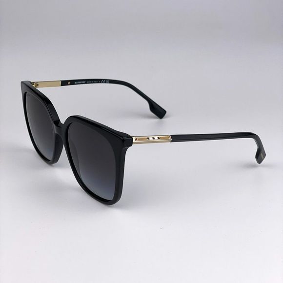 Burberry BE4347 EMILY 30018G Sunglasses Black Gray Gradient Square Women main image 8